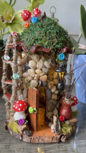 Enchanted Fairy House Lamp